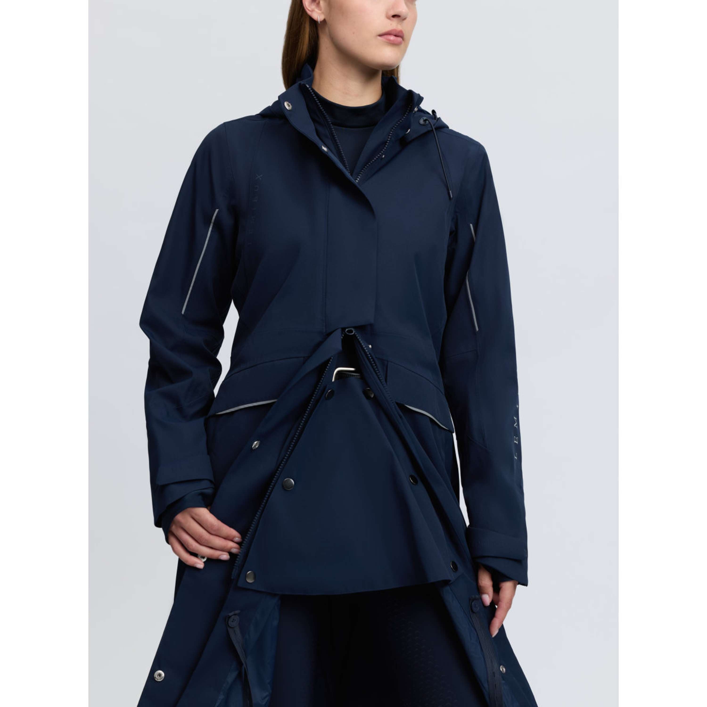 LeMieux Długi Płaszcz Jeździecki Stormwear Granatowy