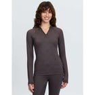 LeMieux Baselayer Heritage Check Długie Rękawy Cocoa