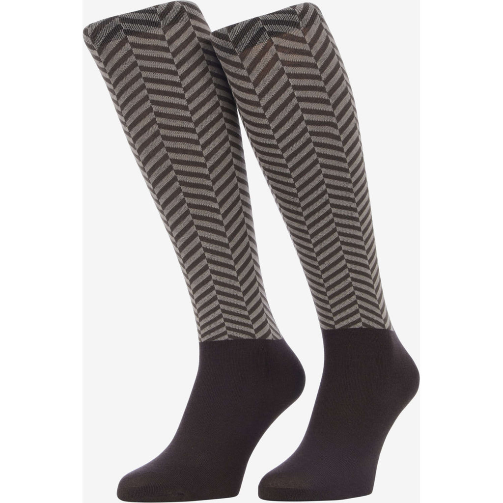 LeMieux Skarpety Jeździeckie Heritage Footsie Cocoa