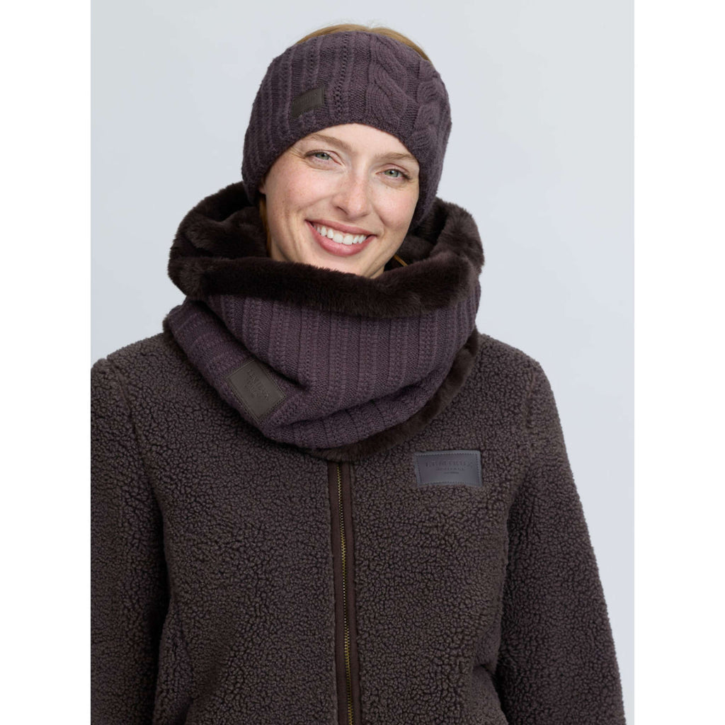 LeMieux Ocieplacz na szyję Heritage Knitted Cocoa