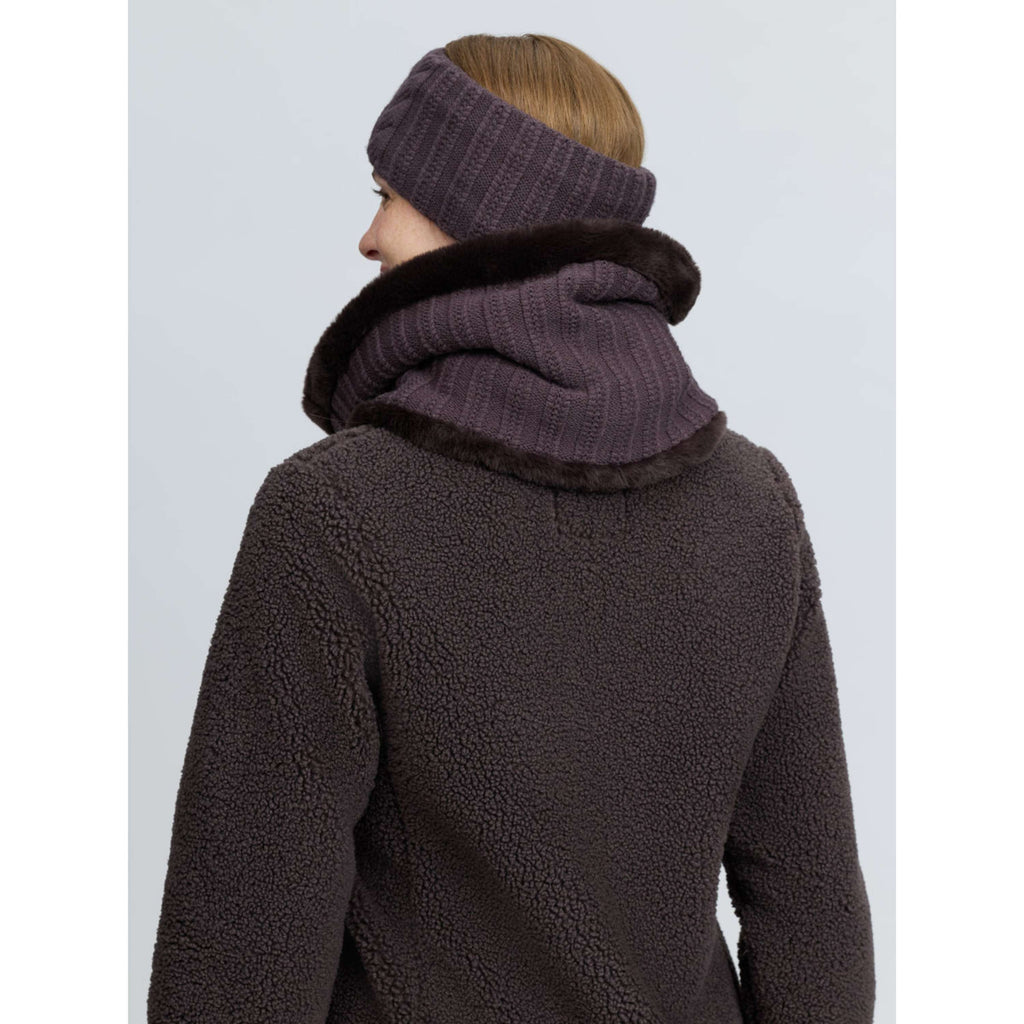LeMieux Ocieplacz na szyję Heritage Knitted Cocoa
