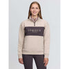 LeMieux Sweter Heritage Quarter Zip Kamienny