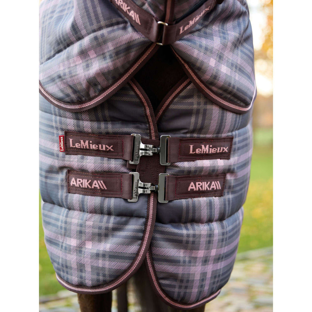 LeMieux Derka Stajenna Arika Heritage Check with Kołnierz 200g Cocoa