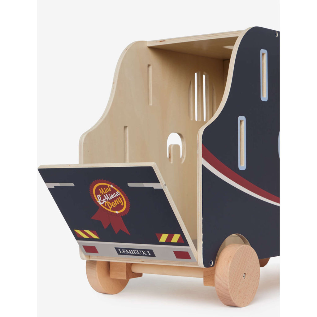 Drewniana ciężarówka dla kucyka-zabawki LeMieux