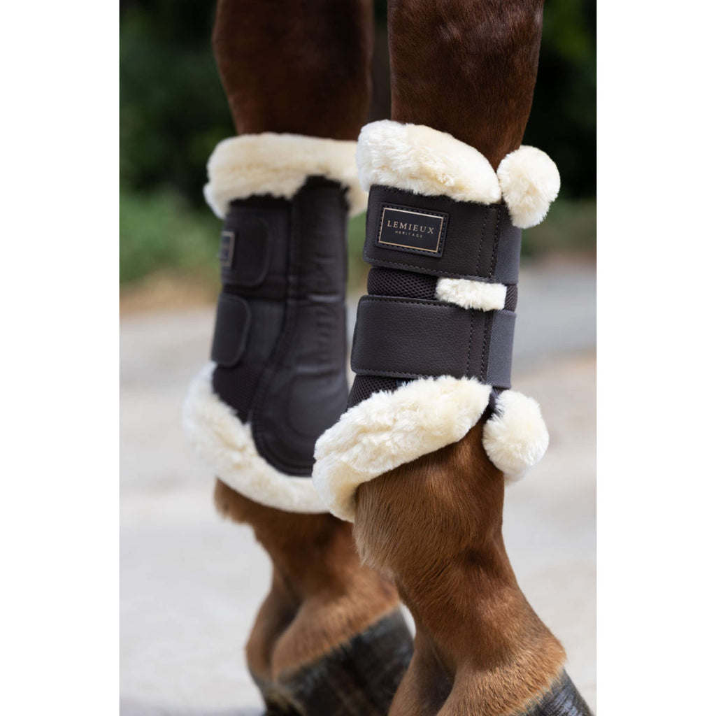 LeMieux Ochraniacz Heritage Fleece Edged Cocoa