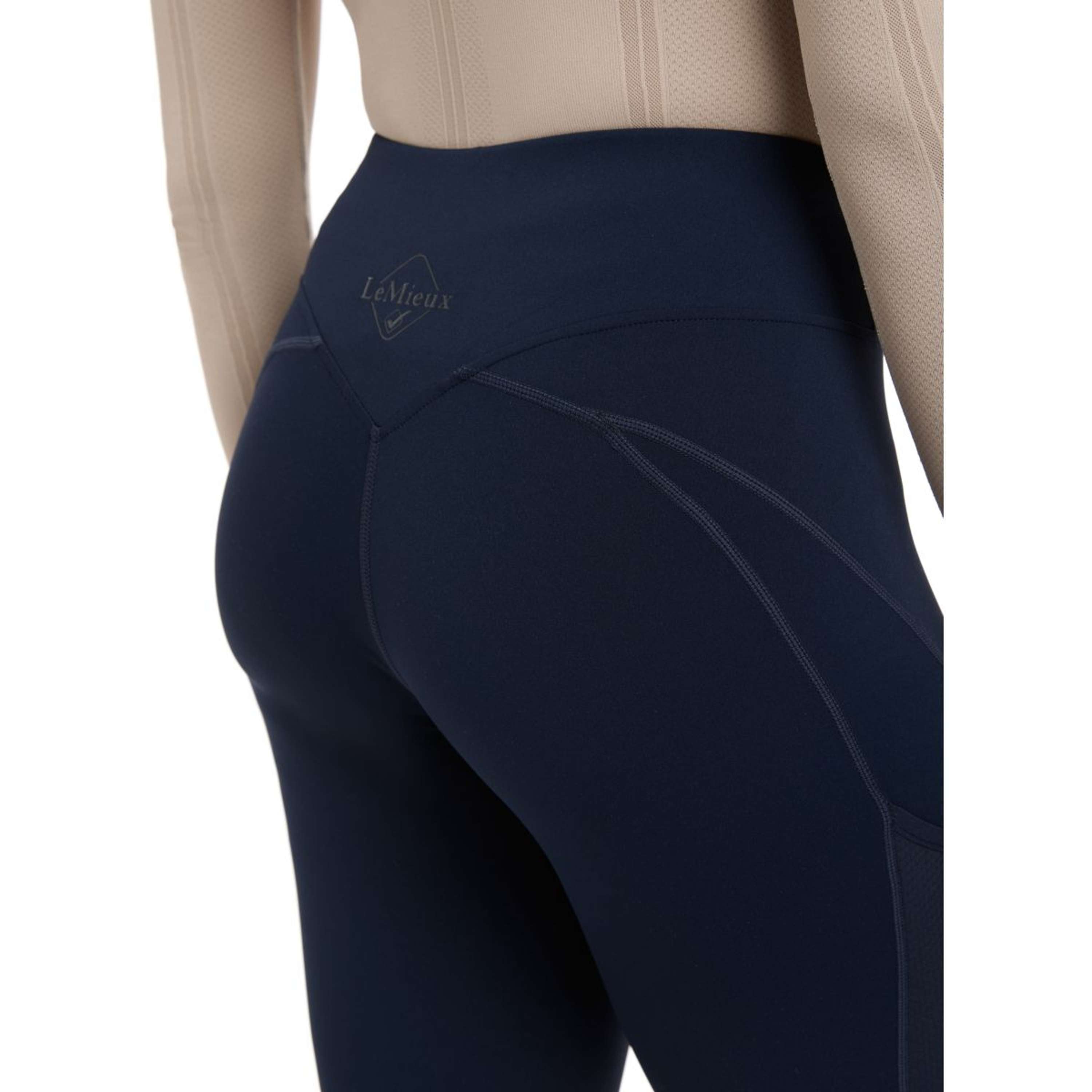LeMieux Legginsy Jeździeckie Lydia Mesh Granatowe