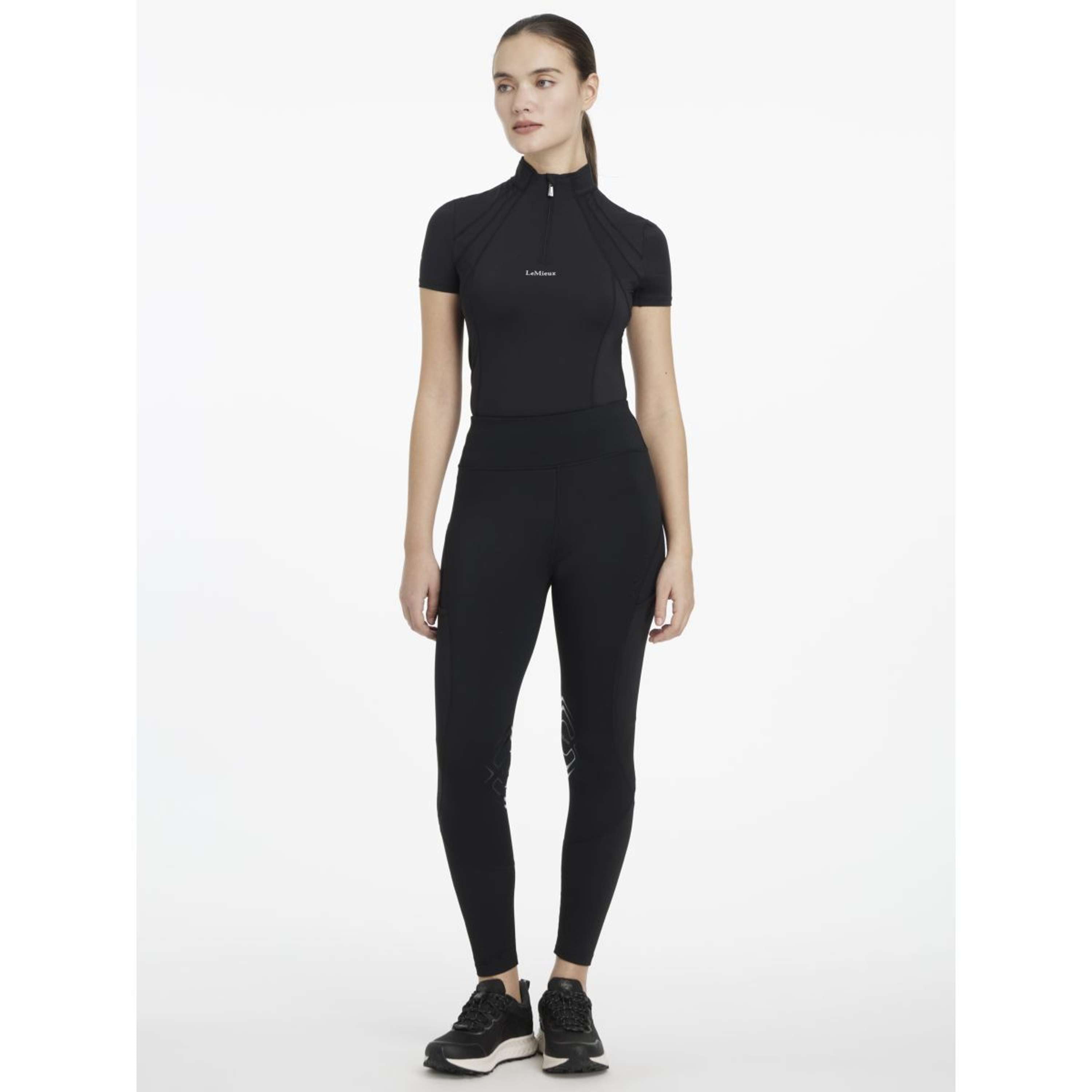 LeMieux Legginsy jeździeckie Lydia Mesh czarne