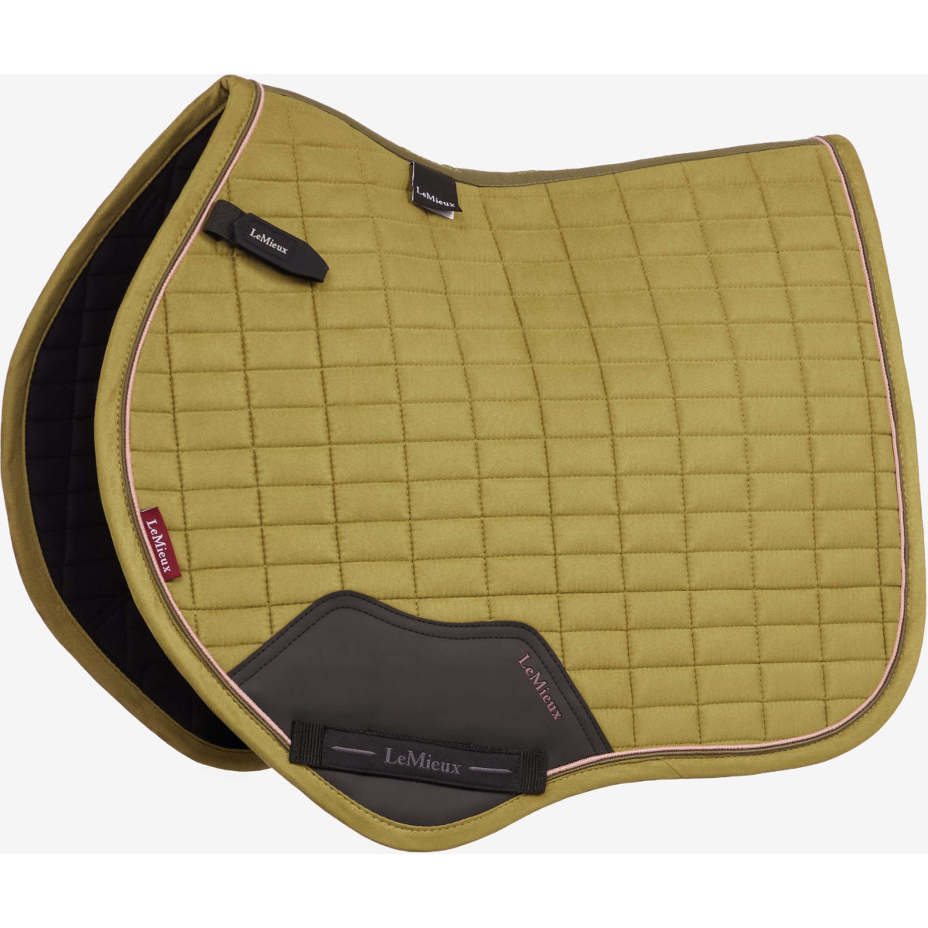 LeMieux Potnik Suede Close Contact Kwadratowy Skoki Gooseberry
