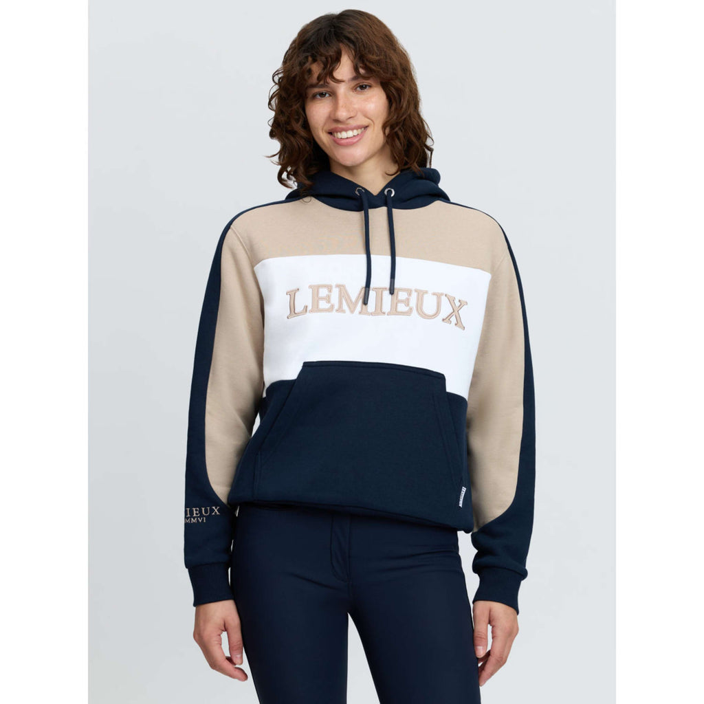 LeMieux Bluza Z Kapturem Kadie Colour Block Granatowy