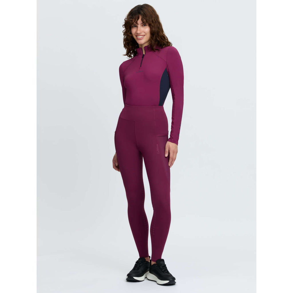 LeMieux Leginsy Jeździeckie Naomi Full Grip Blackberry
