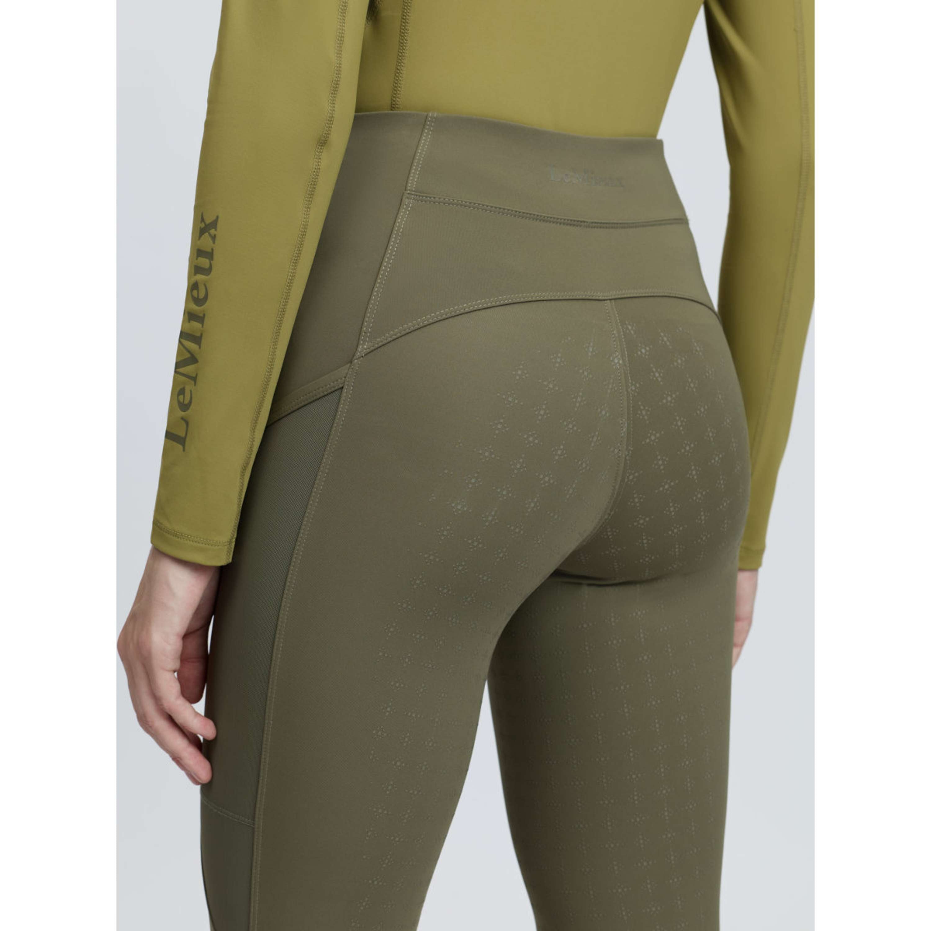 LeMieux Legginsy Jeździeckie Naomi Full Grip Willow Green