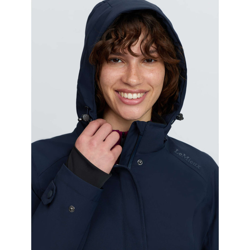 LeMieux Długi Płaszcz Erin Waterproof Padded Granatowy