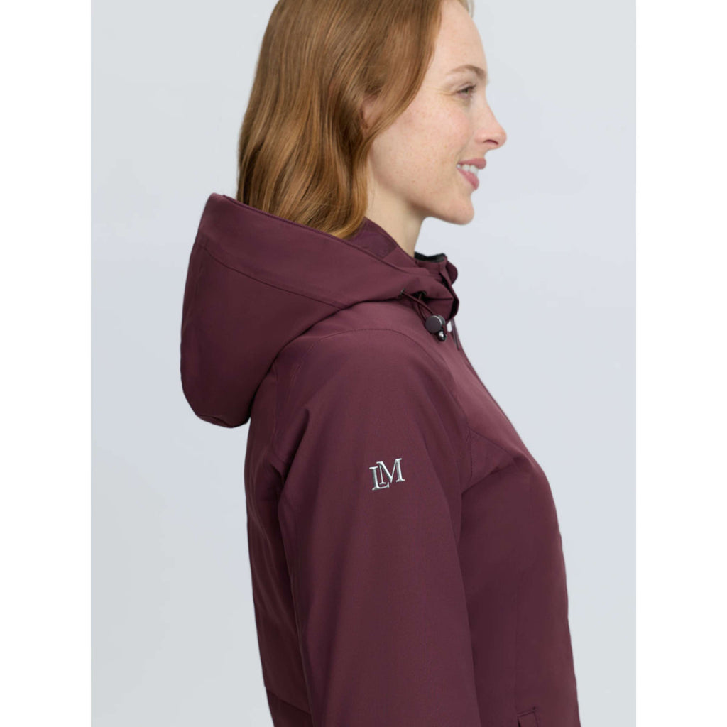 LeMieux Długi Płaszcz Erin Waterproof Padded Bramble