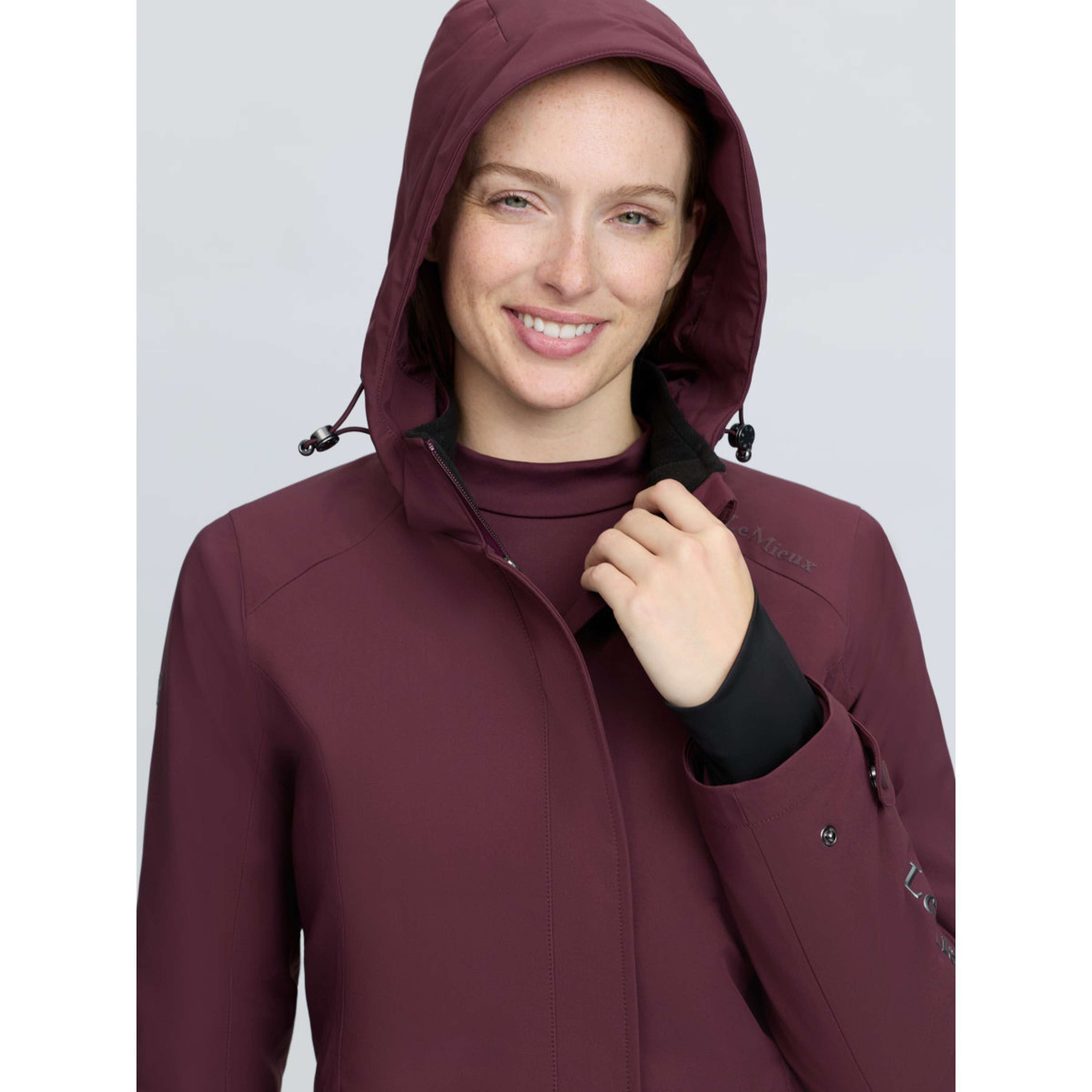 LeMieux Długi Płaszcz Erin Waterproof Padded Bramble