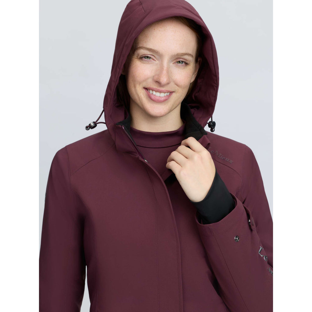 LeMieux Długi Płaszcz Erin Waterproof Padded Bramble