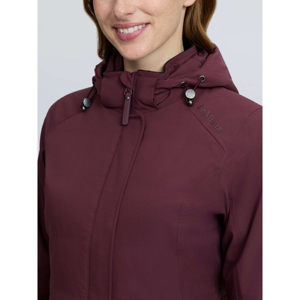 LeMieux Długi Płaszcz Erin Waterproof Padded Bramble