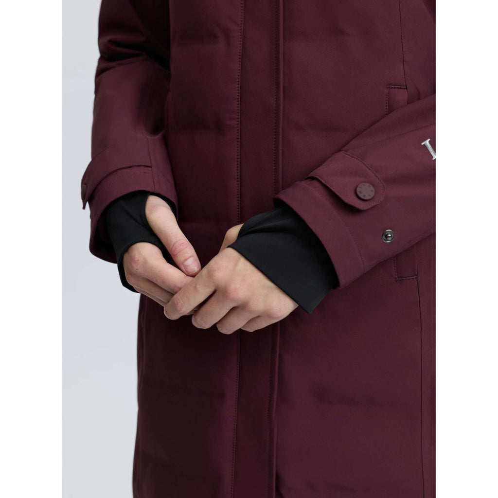LeMieux Długi Płaszcz Erin Waterproof Padded Bramble
