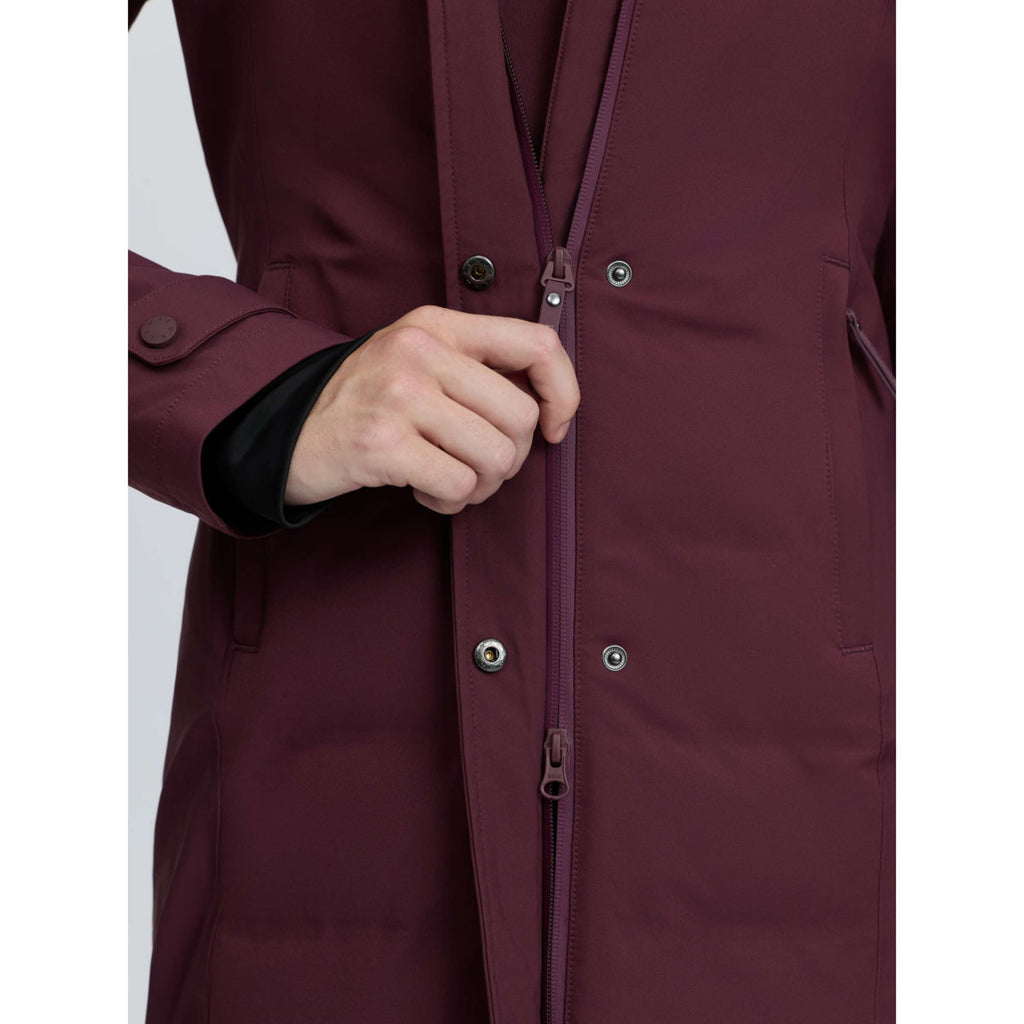 LeMieux Długi Płaszcz Erin Waterproof Padded Bramble