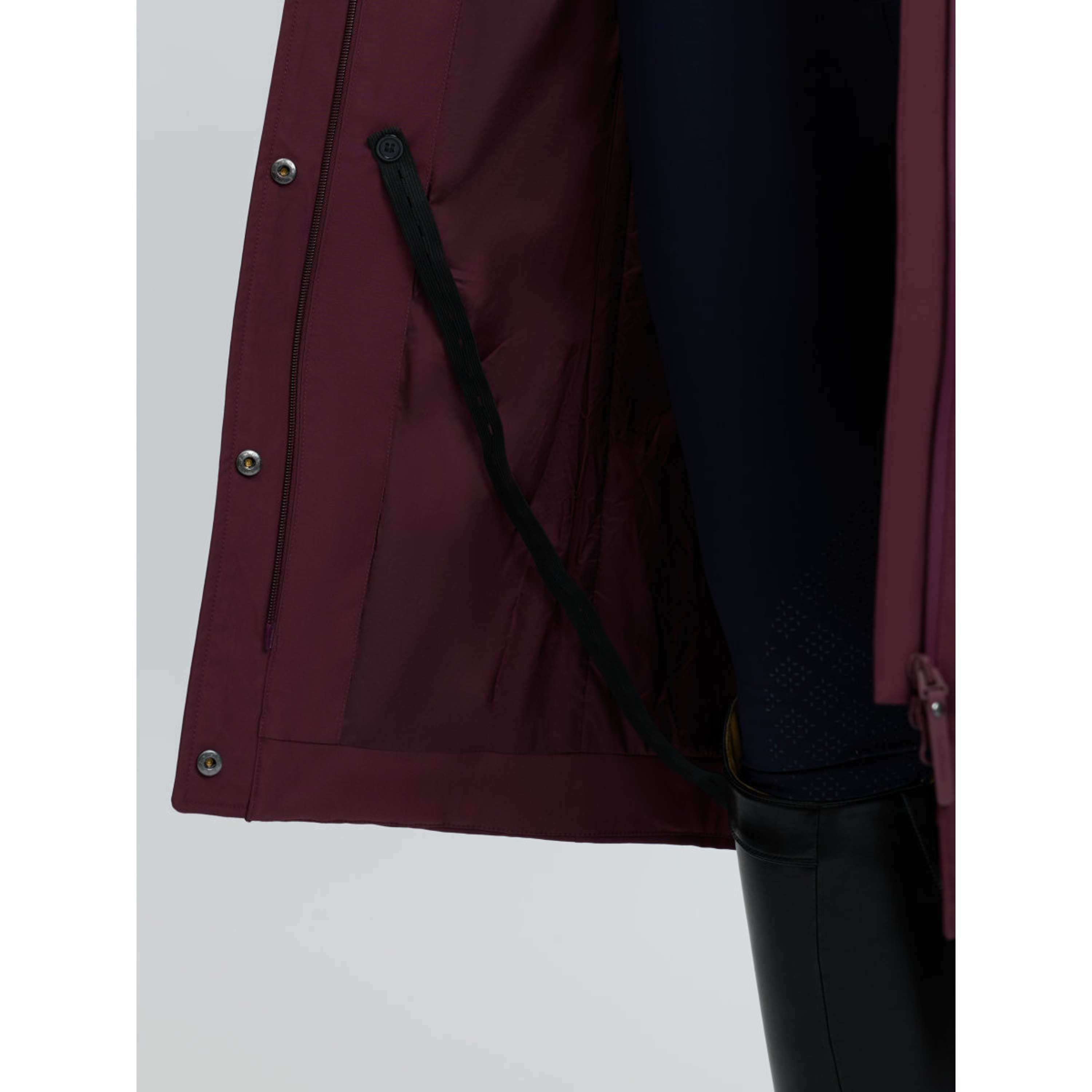 LeMieux Długi Płaszcz Erin Waterproof Padded Bramble