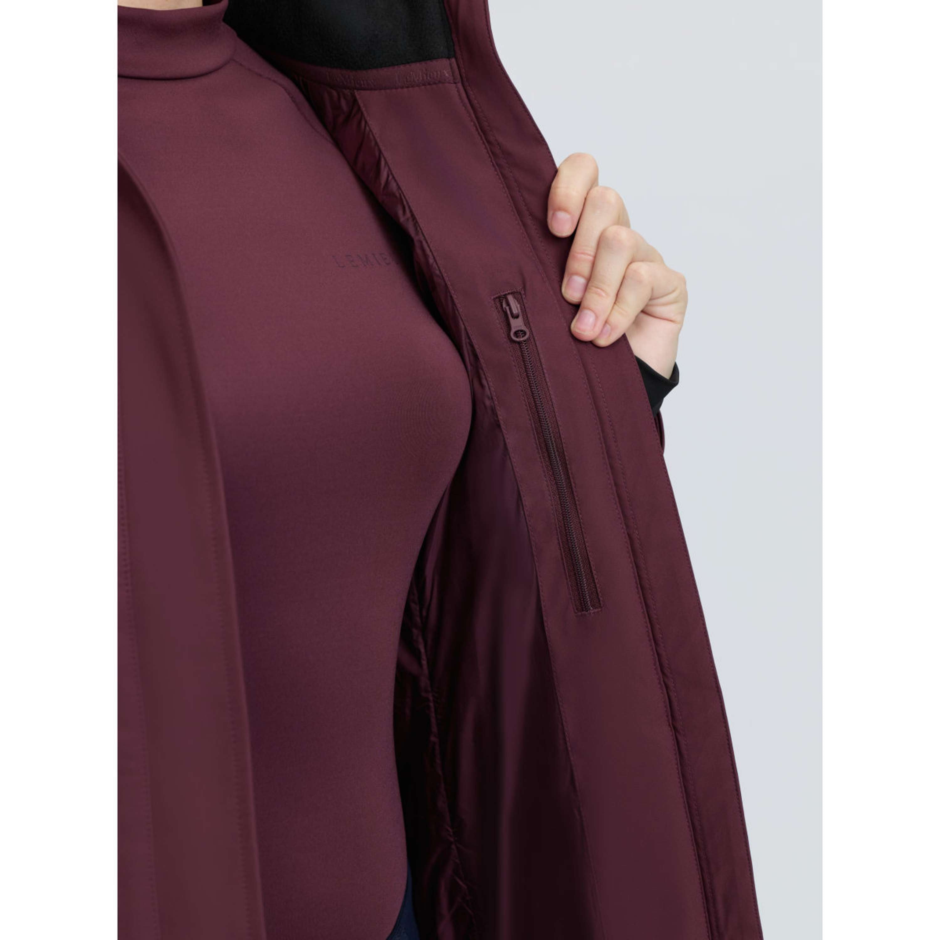 LeMieux Długi Płaszcz Erin Waterproof Padded Bramble