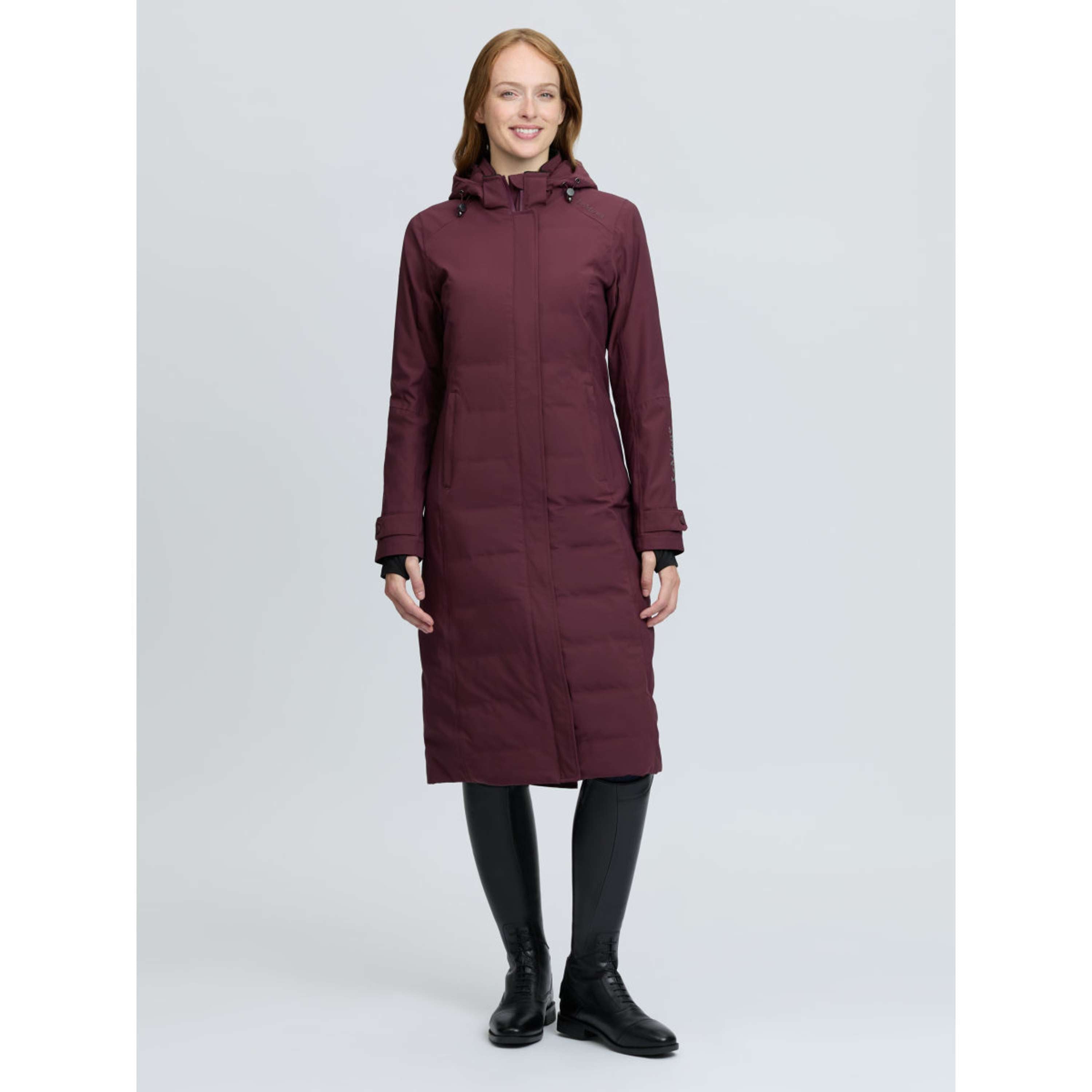 LeMieux Długi Płaszcz Erin Waterproof Padded Bramble