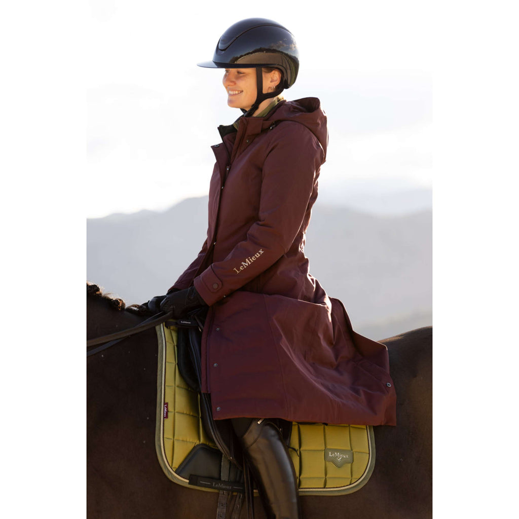 LeMieux Długi Płaszcz Erin Waterproof Padded Bramble