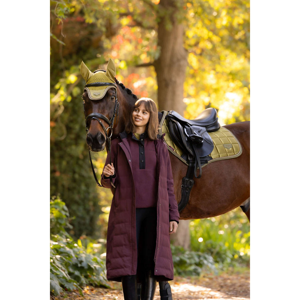 LeMieux Długi Płaszcz Erin Waterproof Padded Bramble
