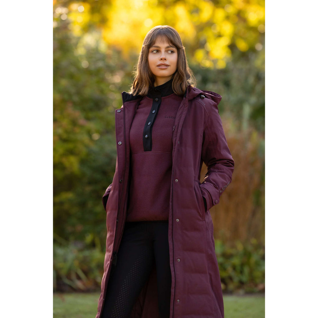 LeMieux Długi Płaszcz Erin Waterproof Padded Bramble