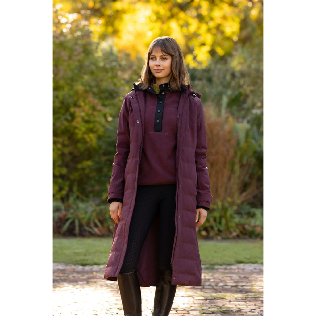 LeMieux Długi Płaszcz Erin Waterproof Padded Bramble