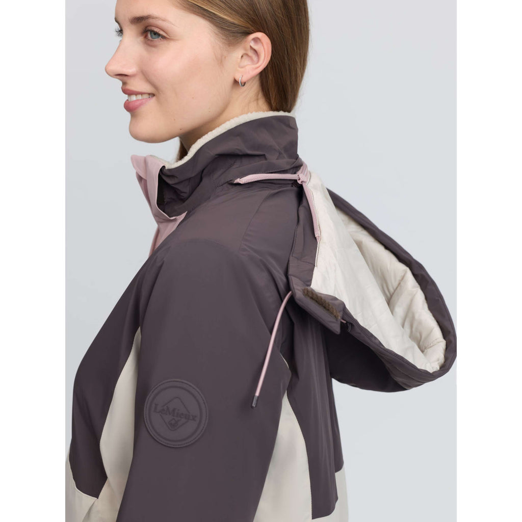 LeMieux Kurtka Phoebe Half Zip Waterproof Anorak Wild Rose