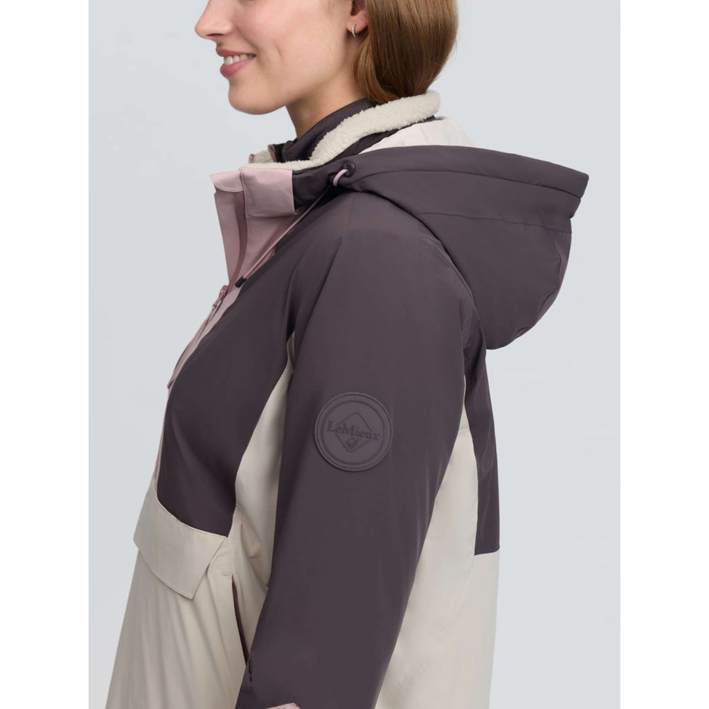 LeMieux Kurtka Phoebe Half Zip Waterproof Anorak Wild Rose