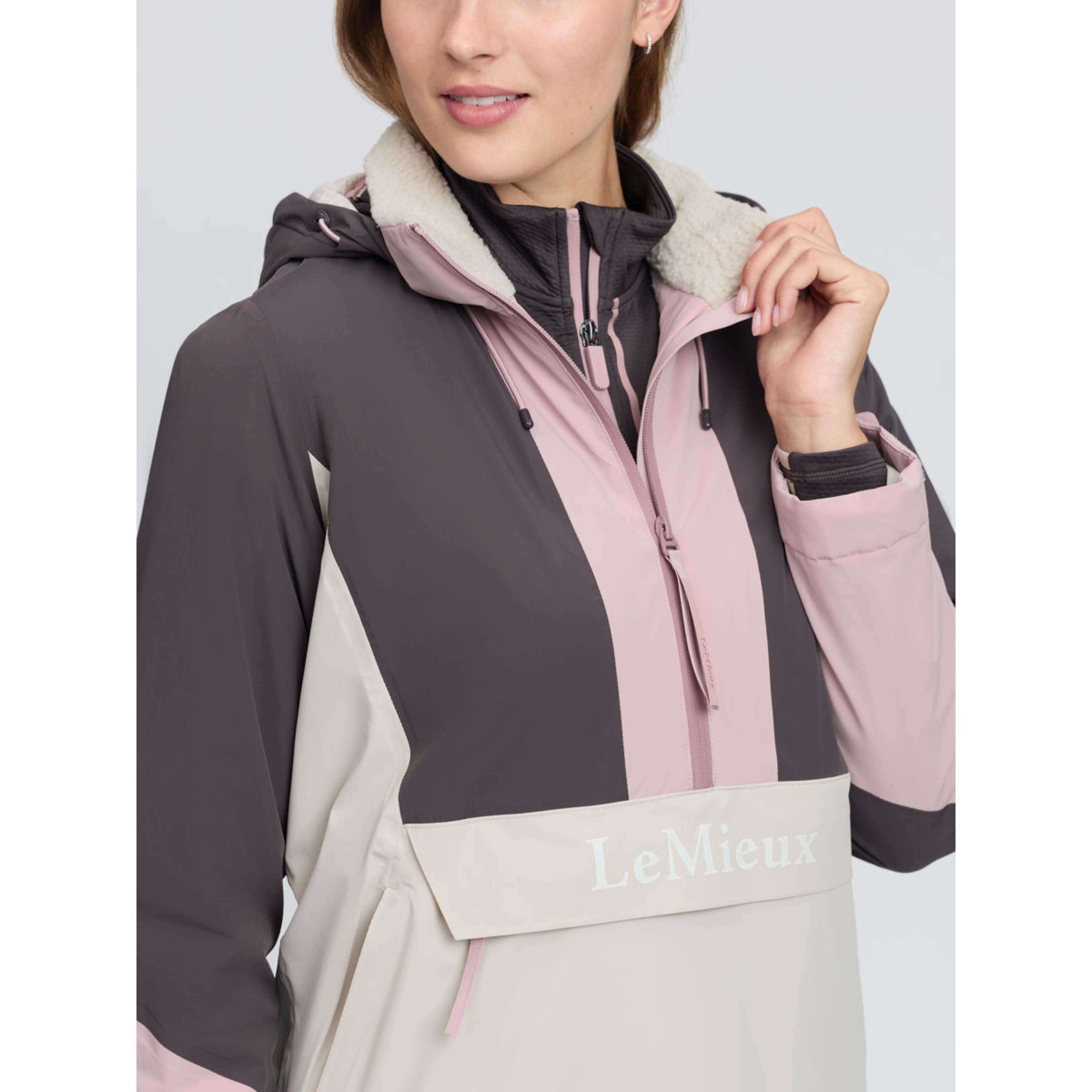LeMieux Kurtka Phoebe Half Zip Waterproof Anorak Wild Rose
