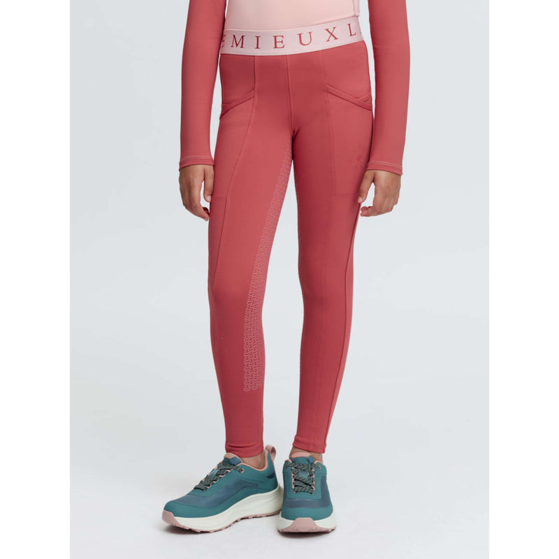 LeMieux Legginsy Jeździeckie Kids Full Grip Spiced Earth