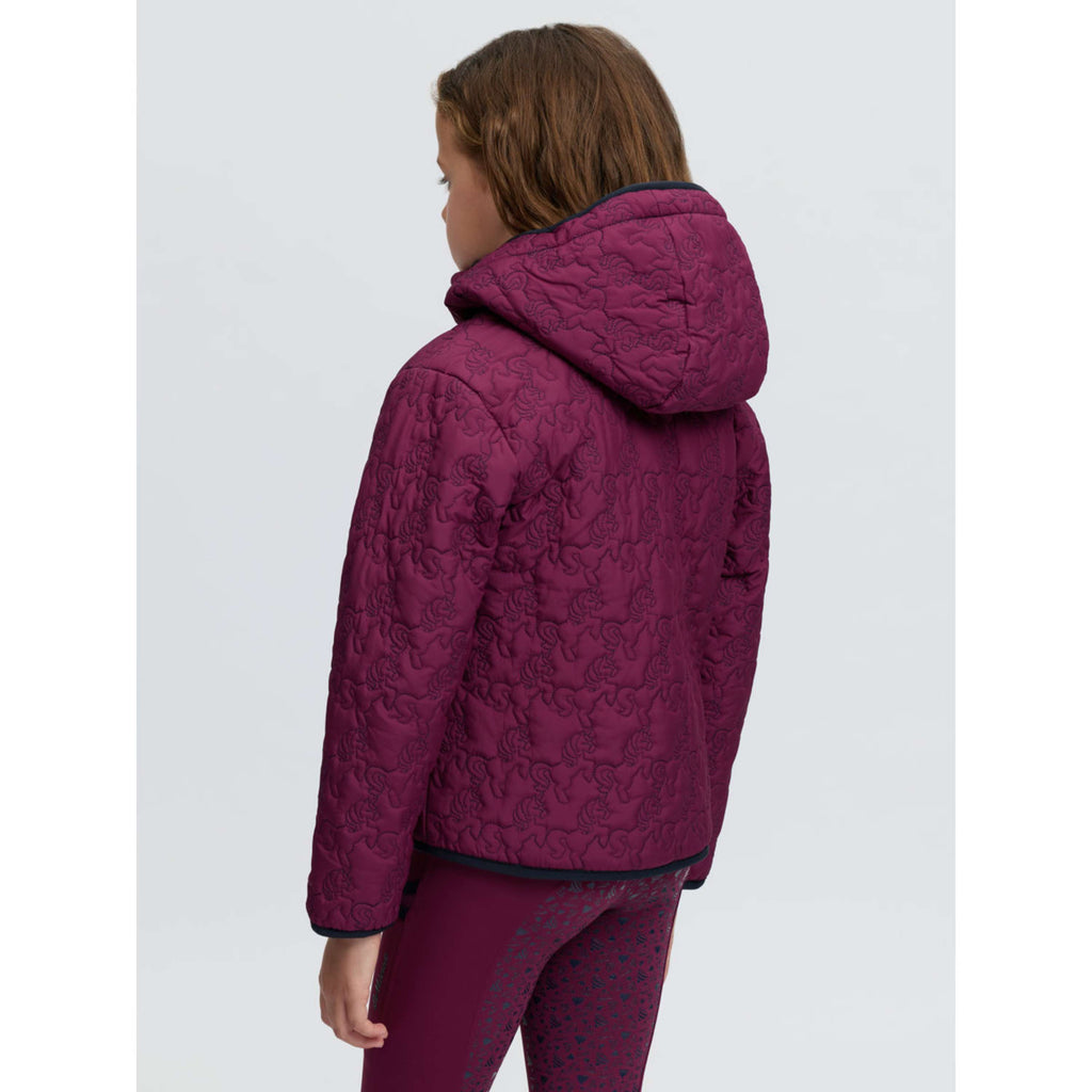 LeMieux Kurtka Lola Quilted Kids Blackberry