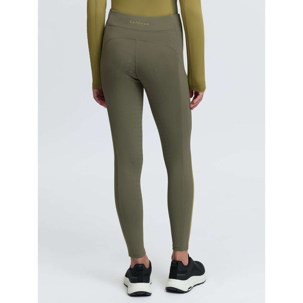 LeMieux Legginsy Jeździeckie Orla Kids Full Grip Willow Green