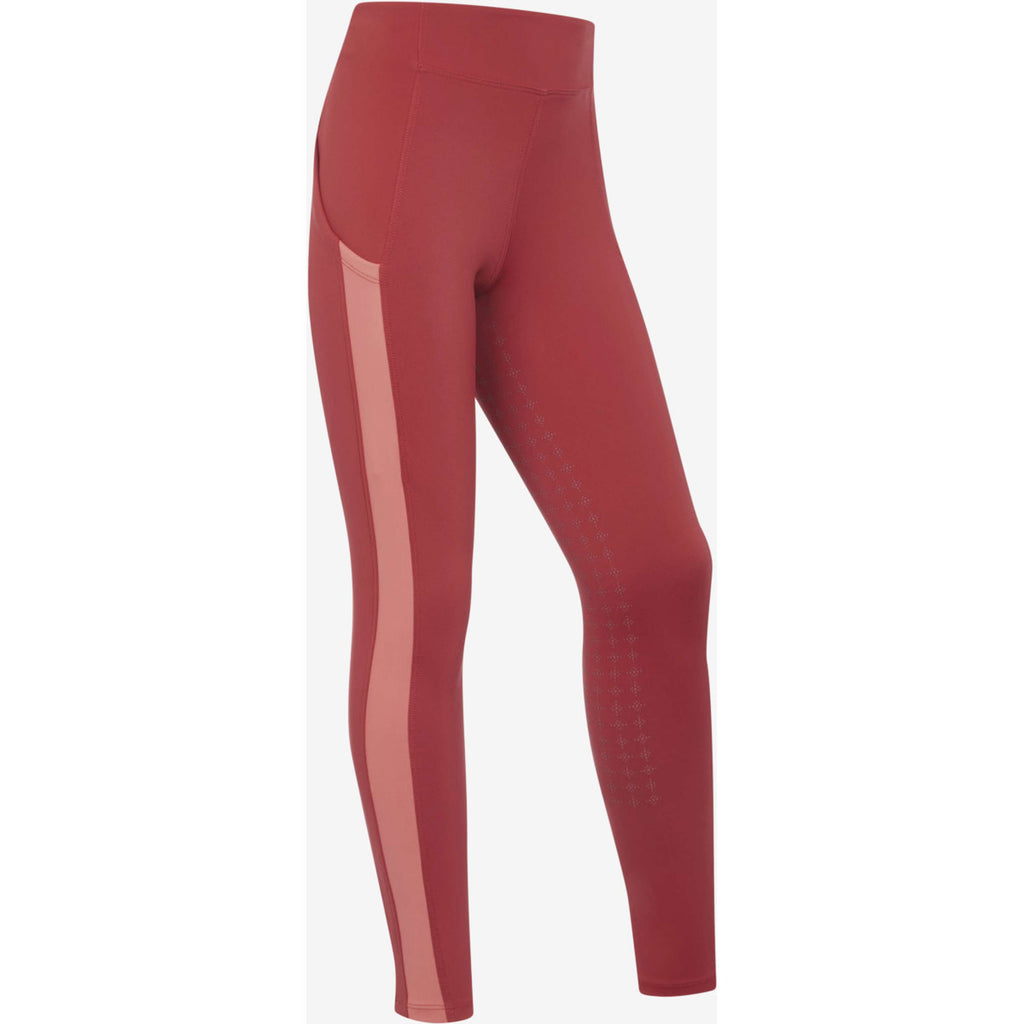 LeMieux Legginsy jeździeckie dziecięce Orla z pełnym lejem Russet