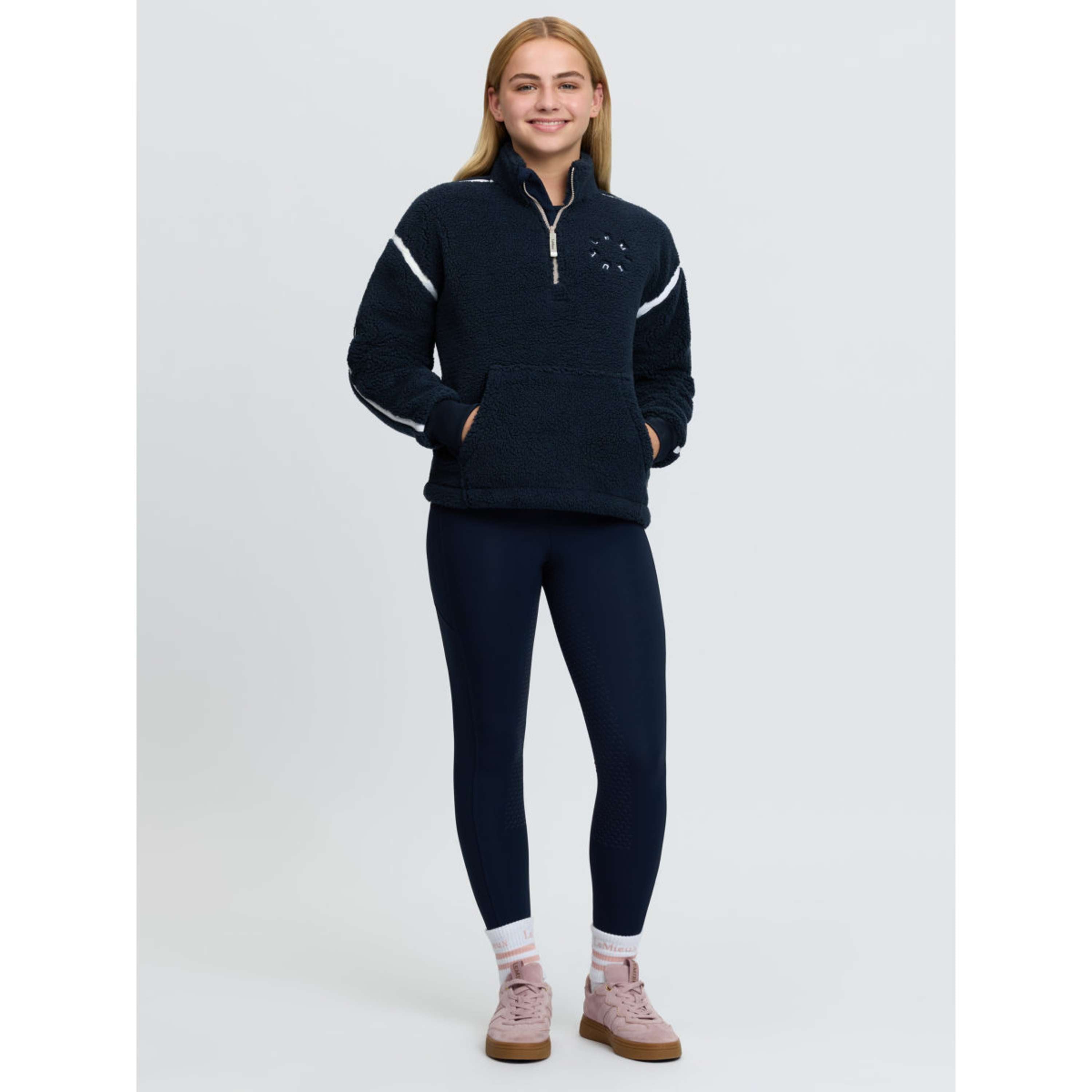 LeMieux Sweter Jody Teddy Fleece Kids Granatowy