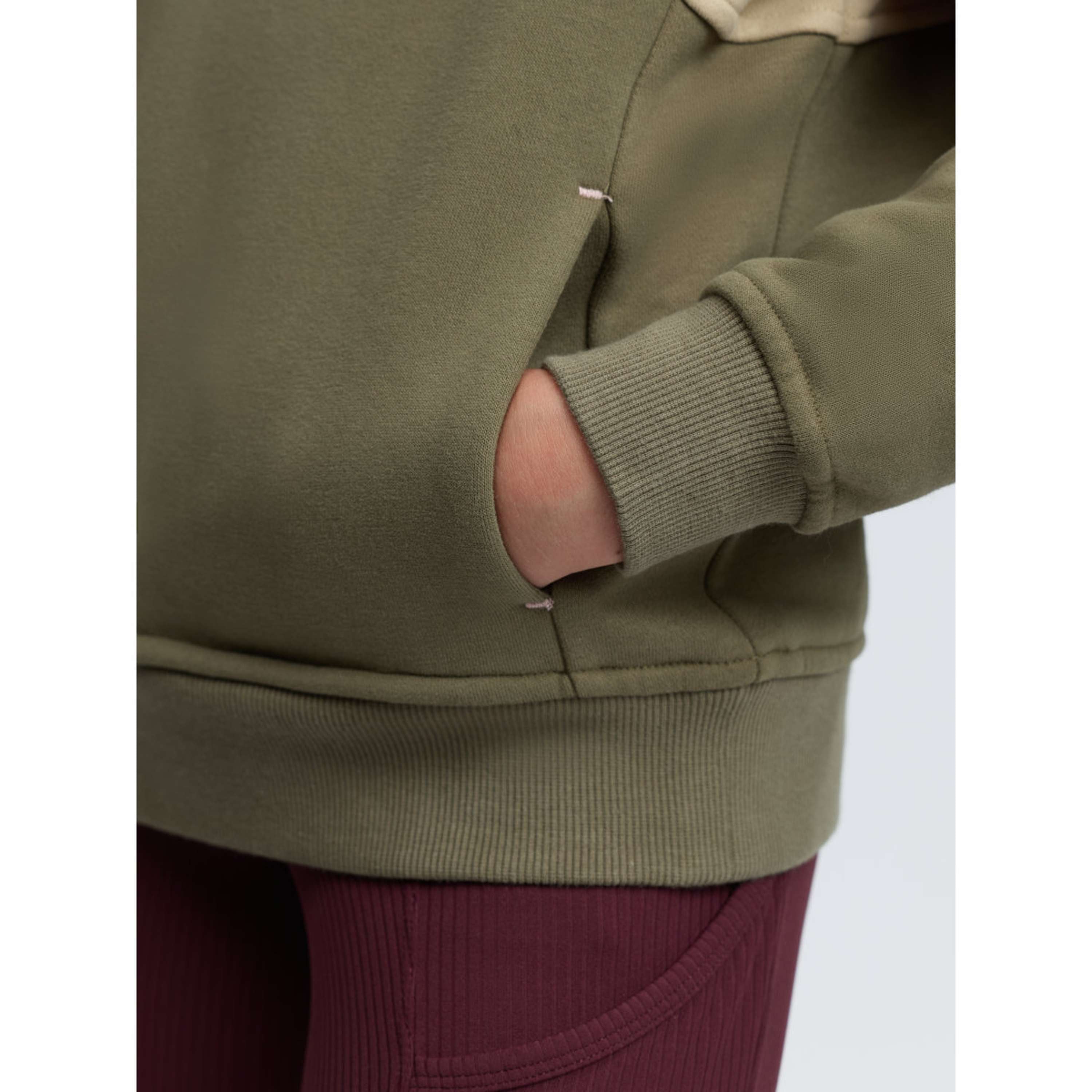 LeMieux Sweter Viola Quarter Zip Kids Willow Green