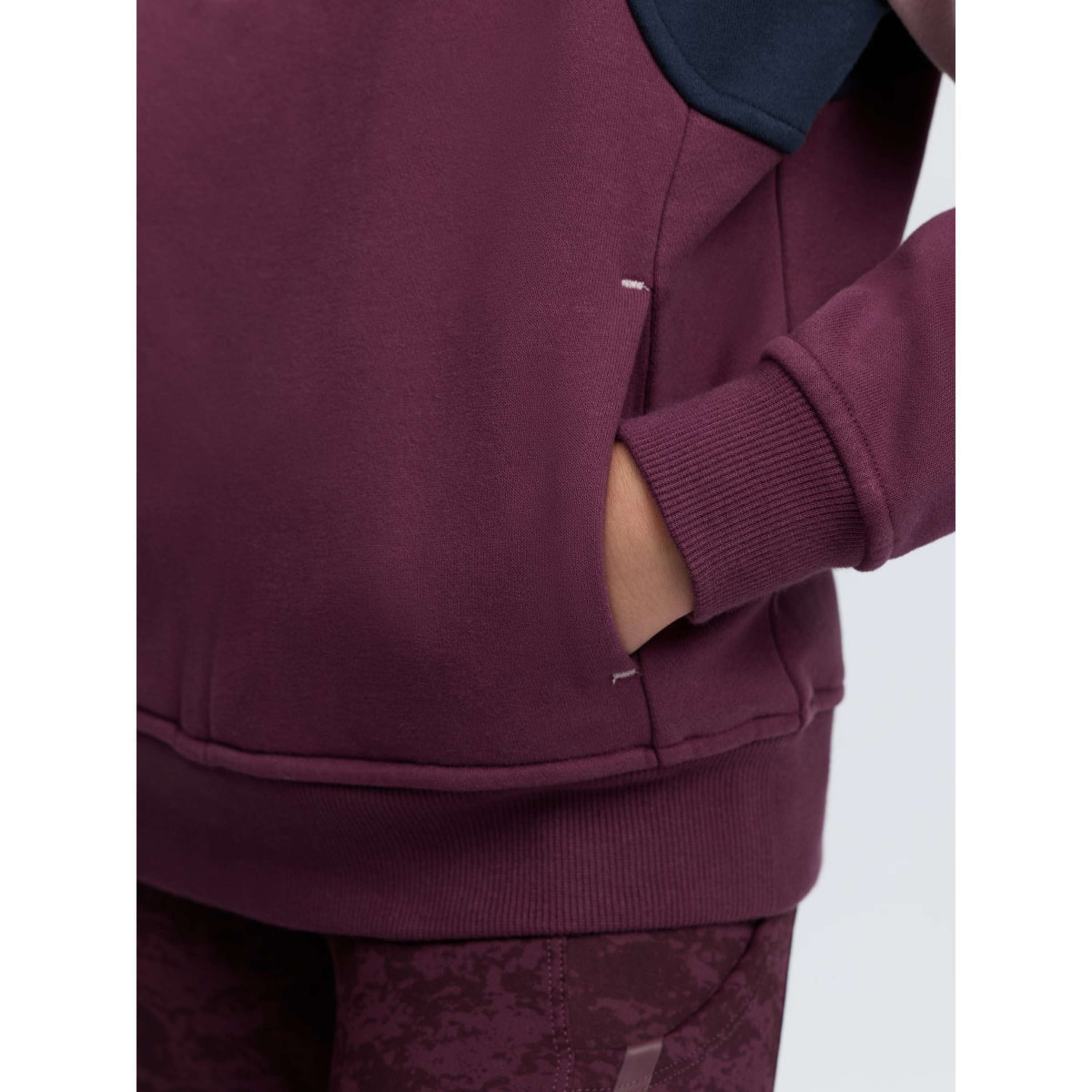 LeMieux Sweter Viola Quarter Zip Kids Bramble