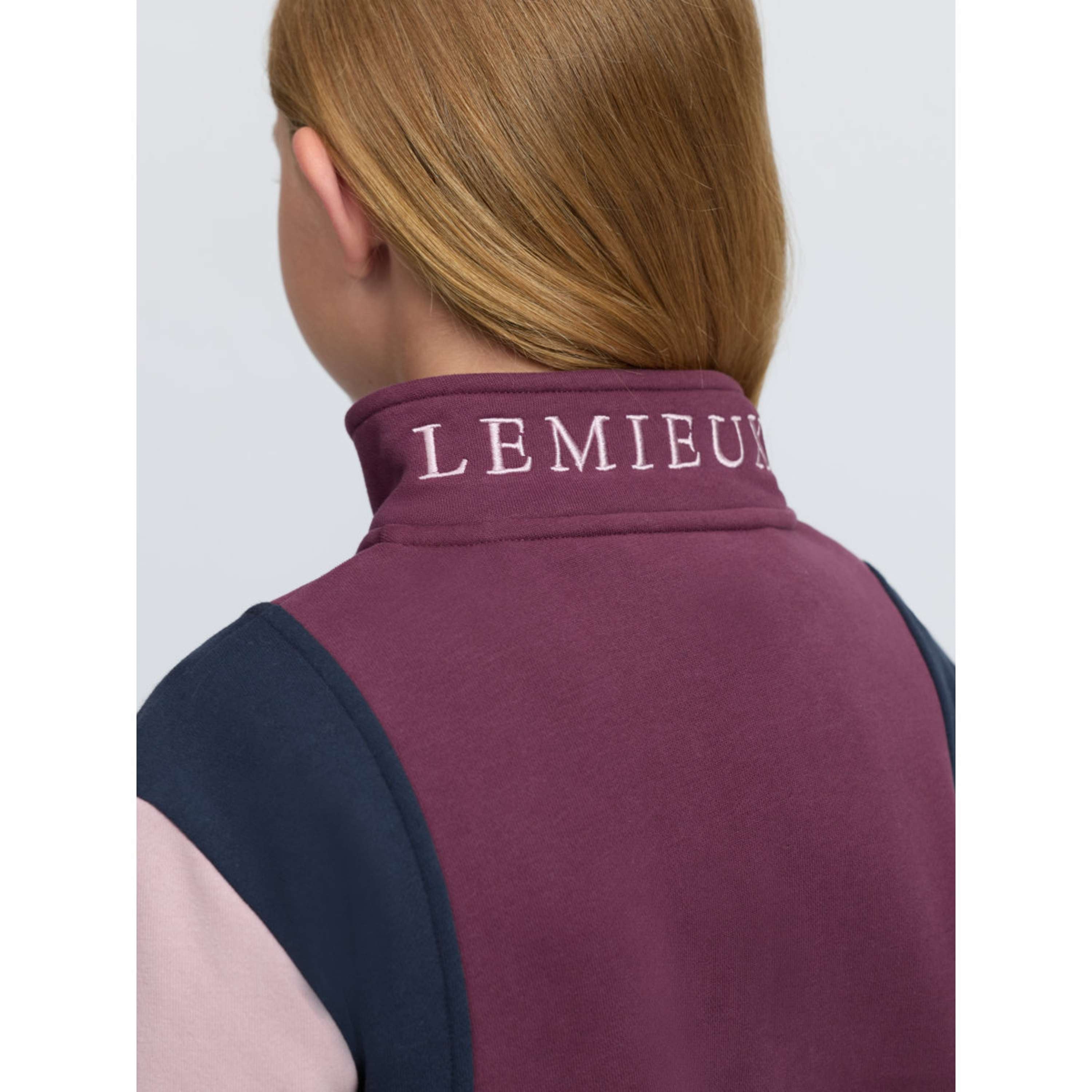 LeMieux Sweter Viola Quarter Zip Kids Bramble