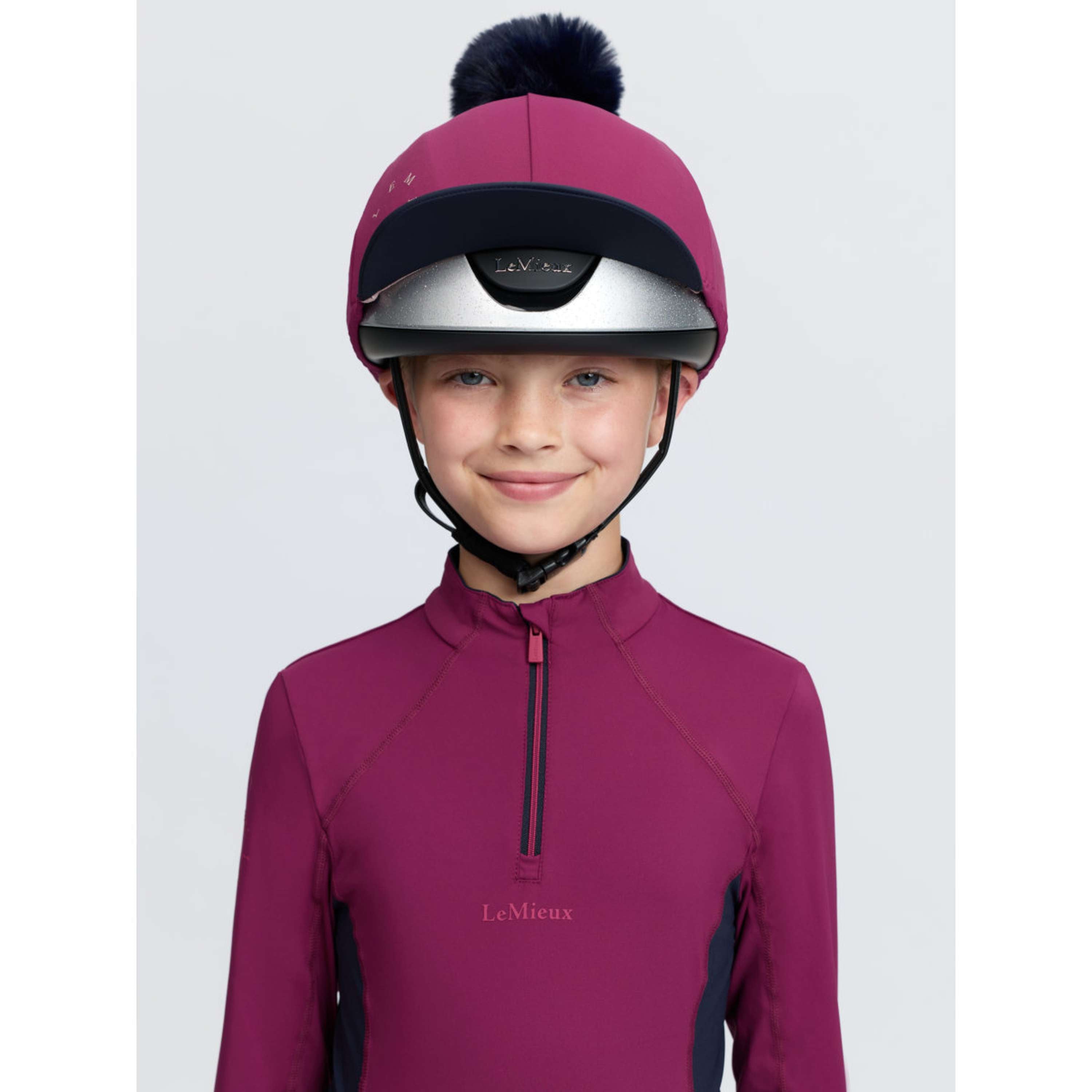Pokrowiec na kask LeMieux Classic Blackberry