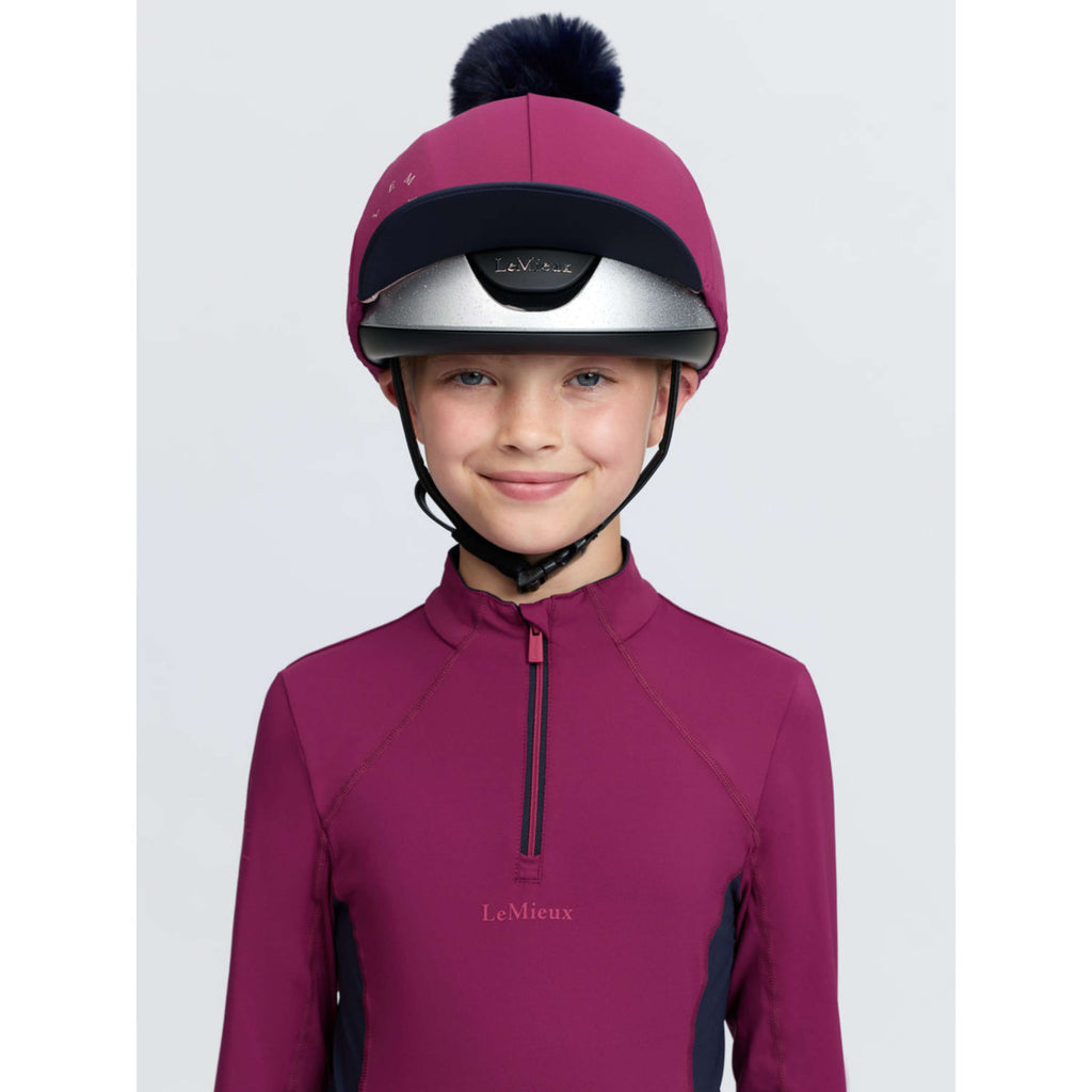 Pokrowiec na kask LeMieux Classic Blackberry
