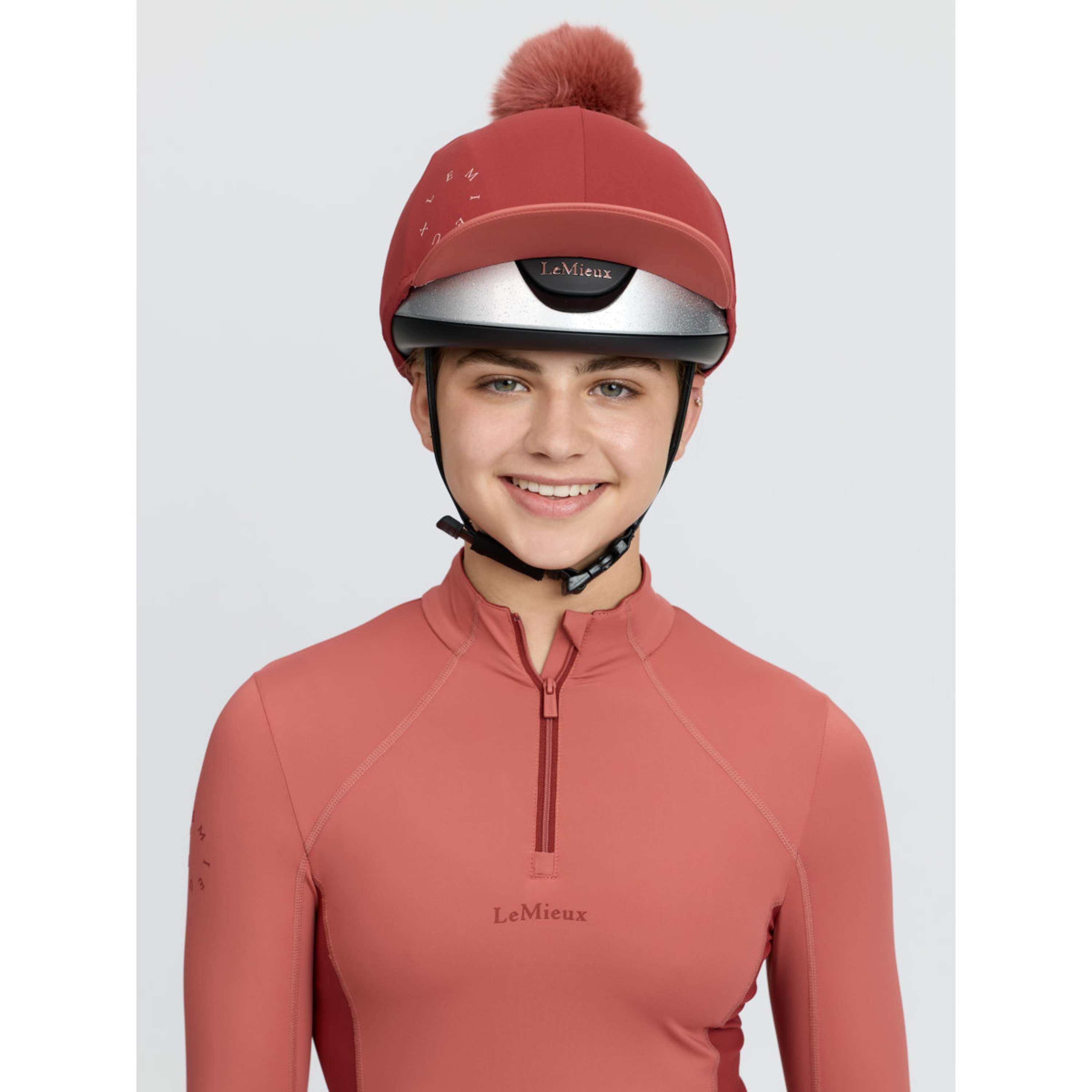 LeMieux Jedwab Na Kask Klasyczny Russet