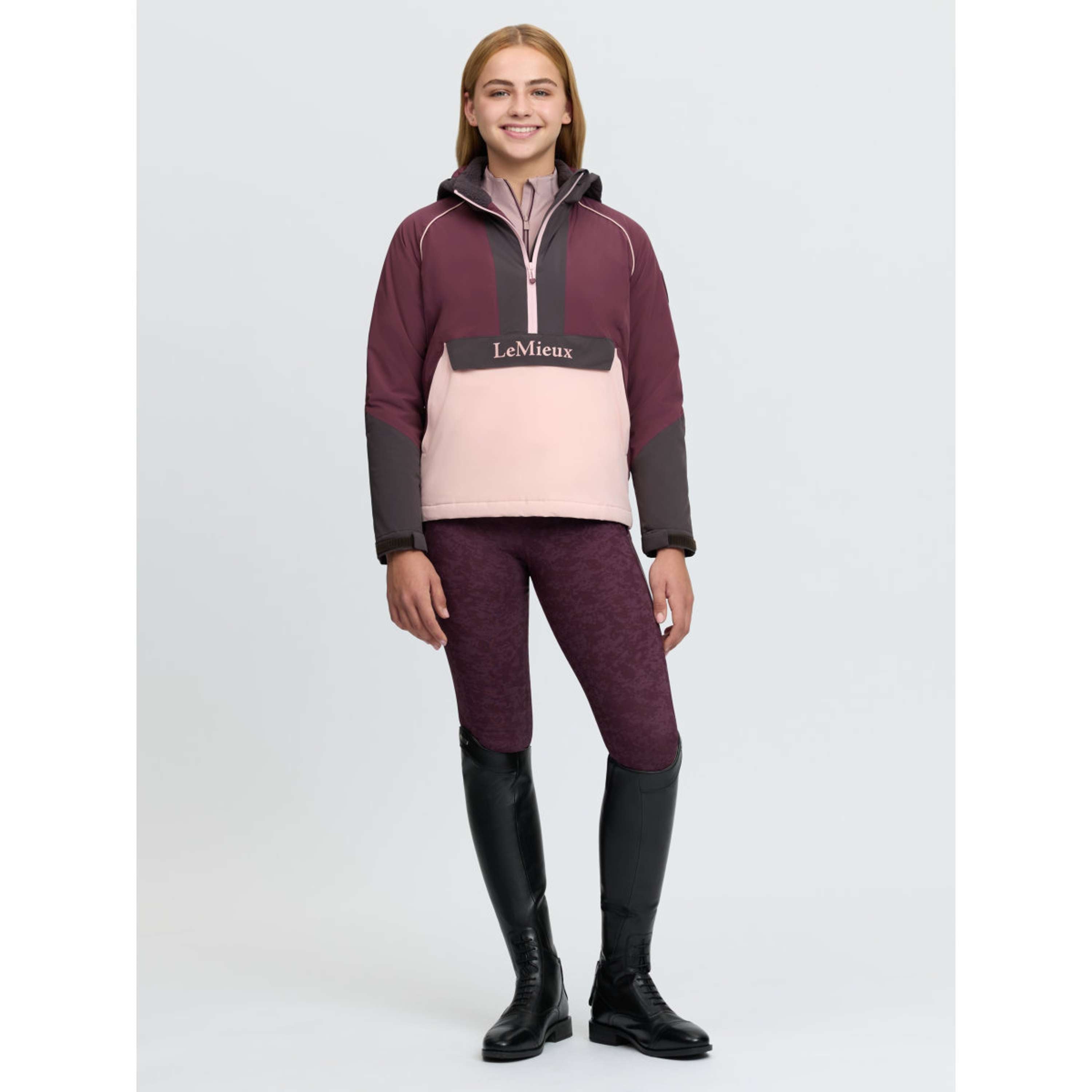 LeMieux Kurtka Bailey Waterproof Anorak Kids Bramble