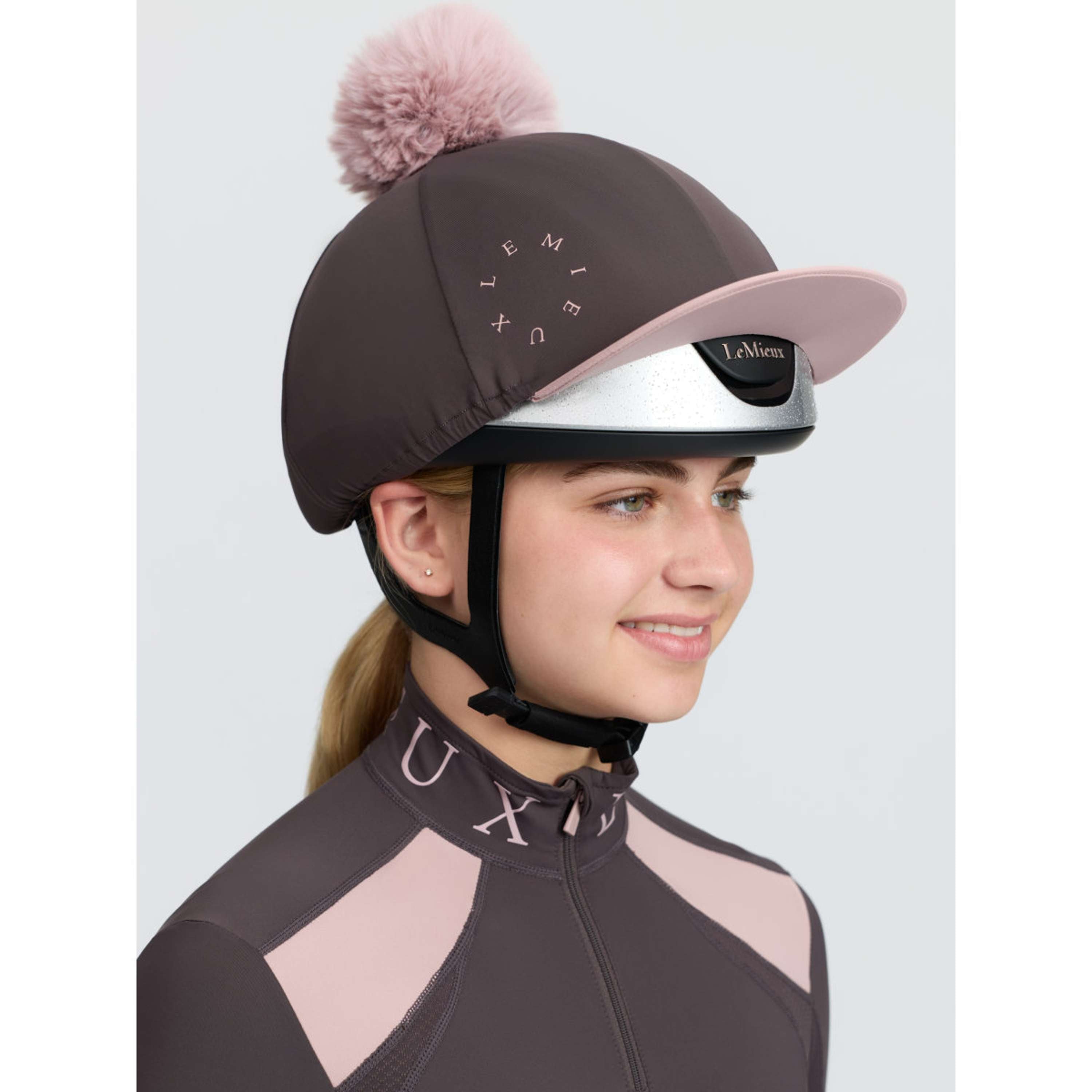 LeMieux Pokrowiec na kask Classic Cocoa
