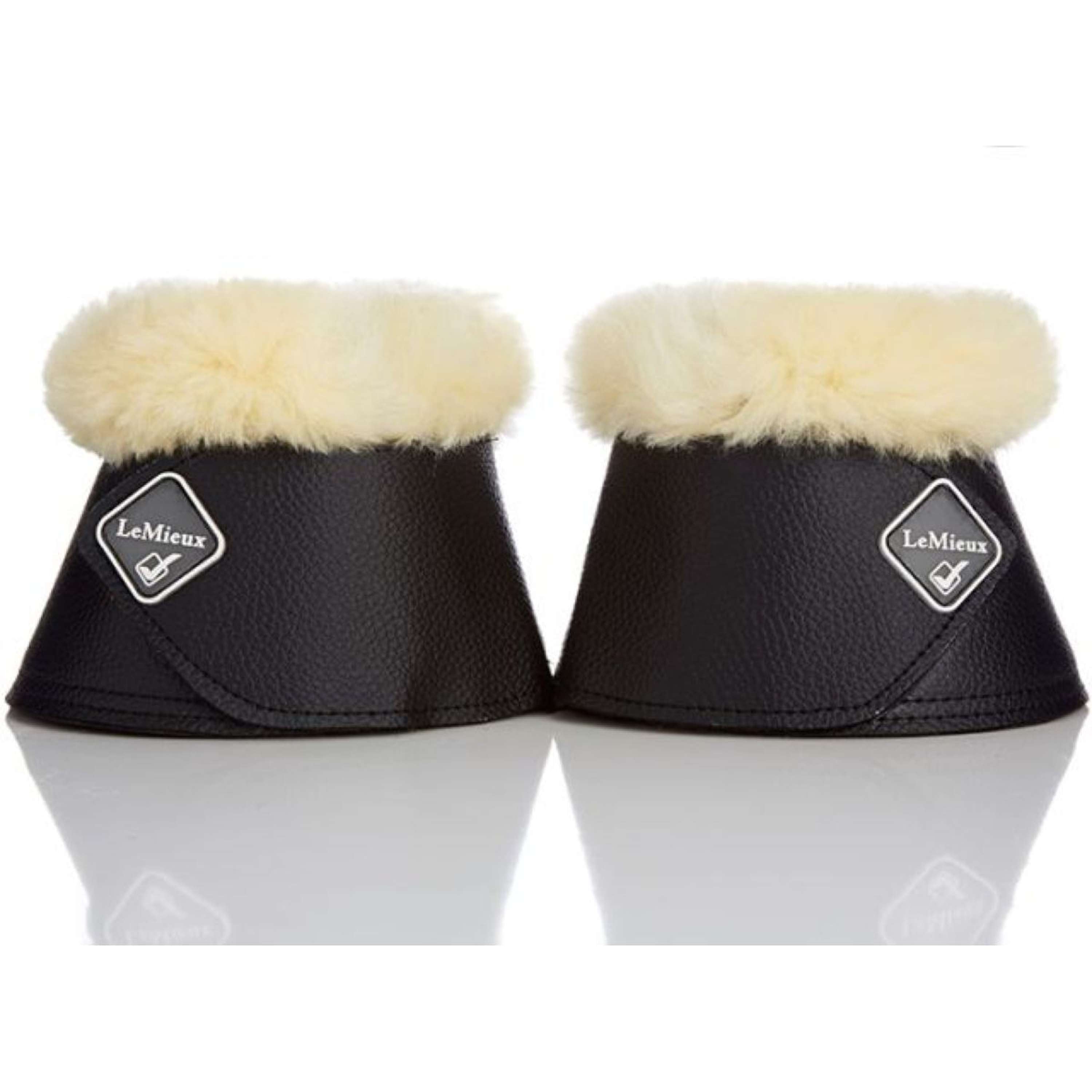 LeMieux Ochraniacze Skokowe WrapRound Polar Czarny/Naturalny