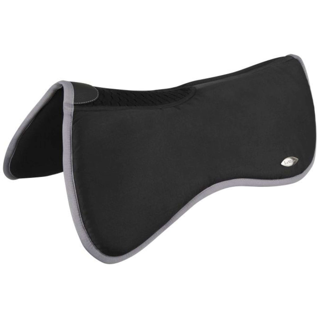 LeMieux Podkładka pod siodło Wither Relief Memory Foam Half czarna