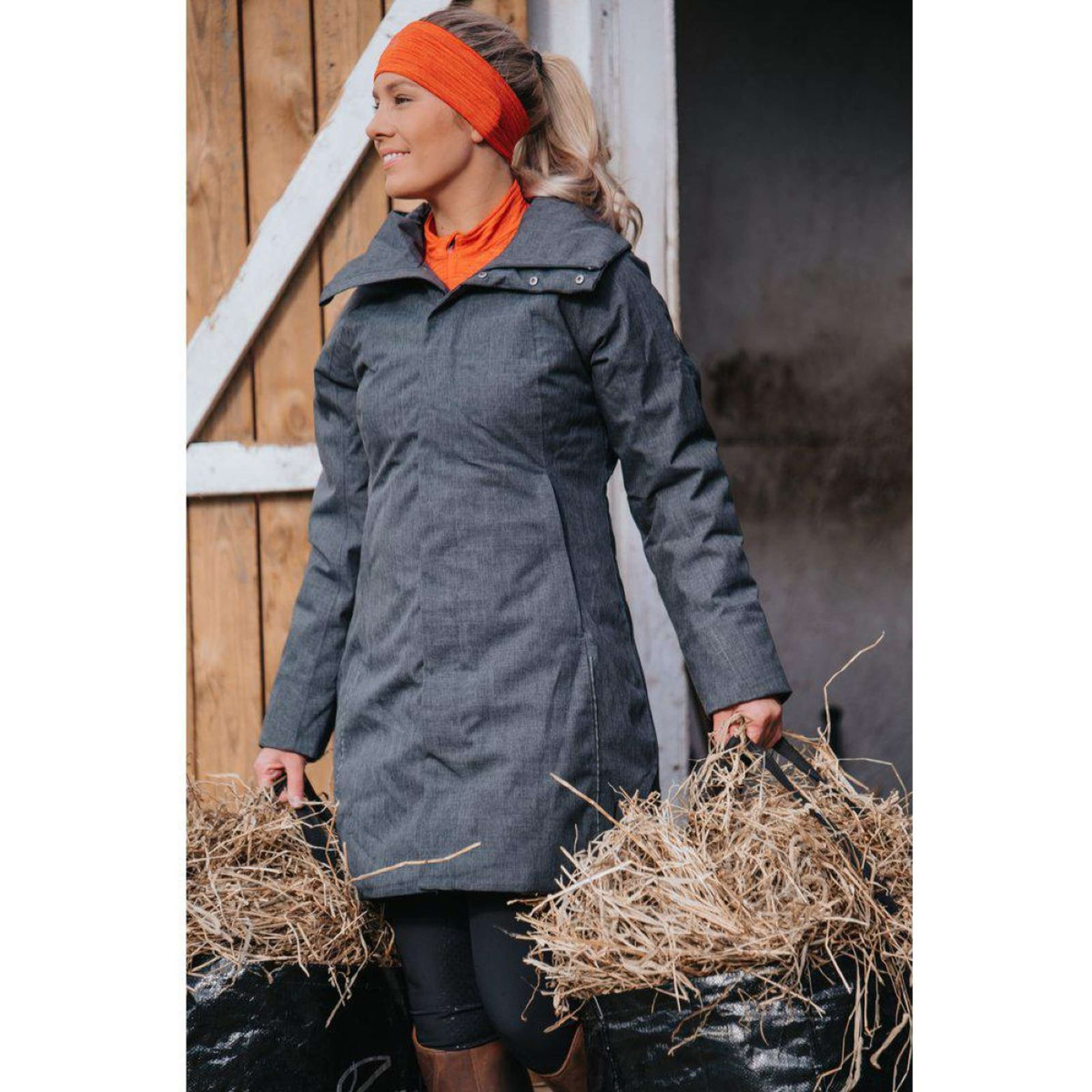 Mountain Horse Parka Alicia Damski Szary Melanż