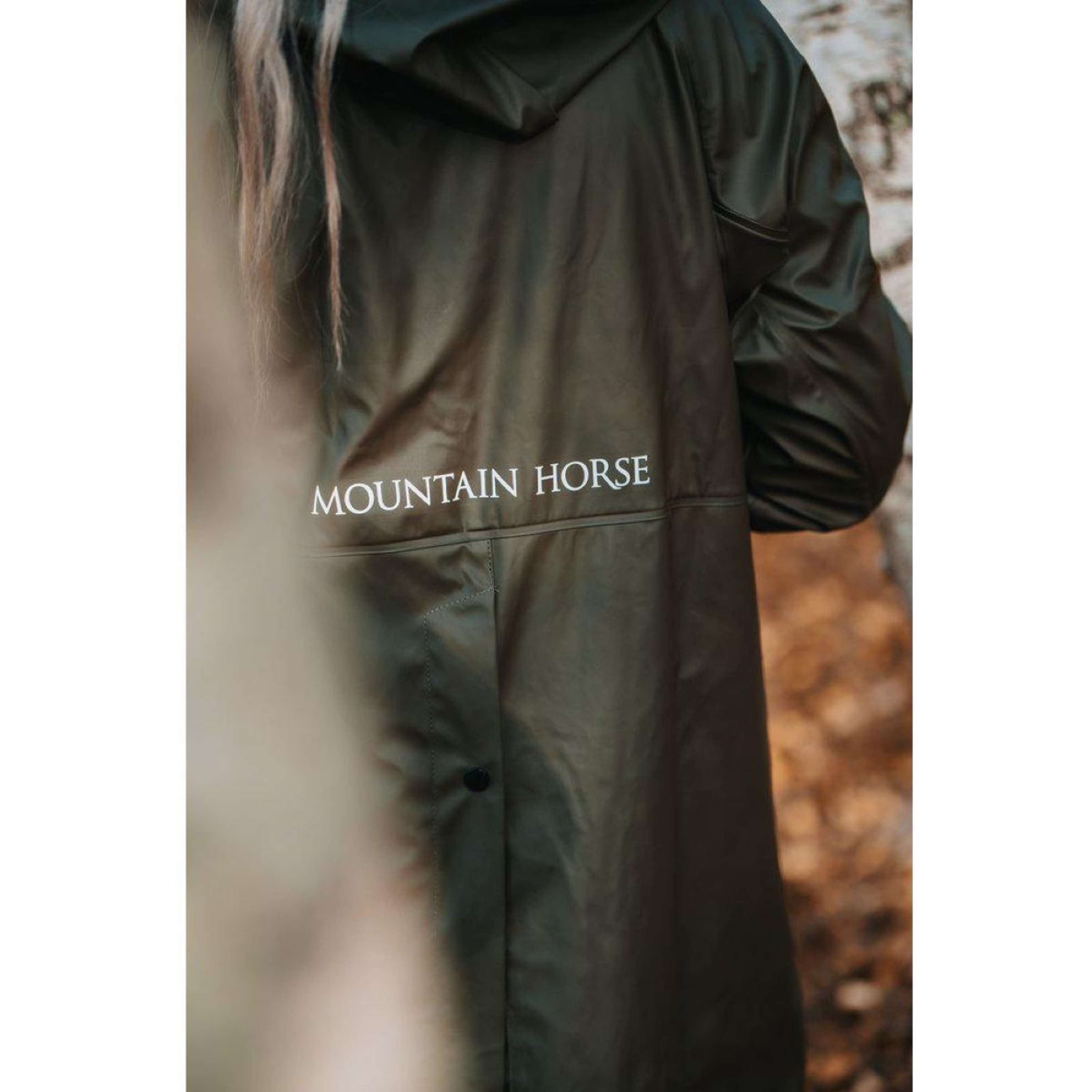 Mountain Horse Płaszcz Przeciwdeszczowy Mindy Ciemnozielony