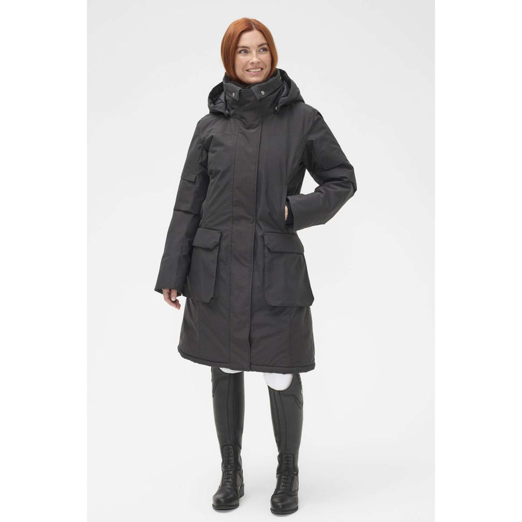 Mountain Horse Długi Płaszcz Saga Onyx Black